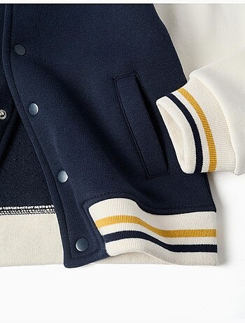 Geborsteld bomberjack met print