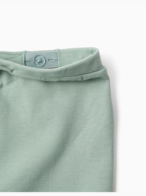 Geborsteld fleece broek met hartjesprint - Kiabi
