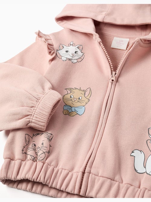 Geborsteld jack met capuchon met de aristokatten prints - Kiabi
