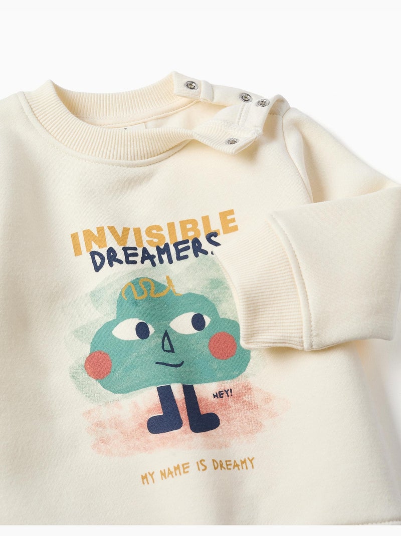 Geborsteld joggingpak met Dreamers print Wit - Kiabi