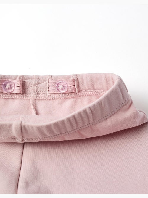 Geborsteld joggingpak met harten- en stippenprint - Kiabi