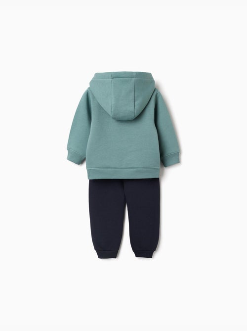 Geborsteld joggingpak met print - Kiabi
