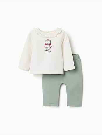Geborsteld set met marie print