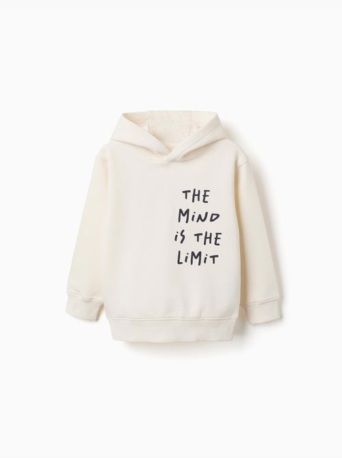 Geborsteld sweatshirt met capuchon en print - Kiabi Geborsteld sweatshirt met capuchon en print - Kiabi