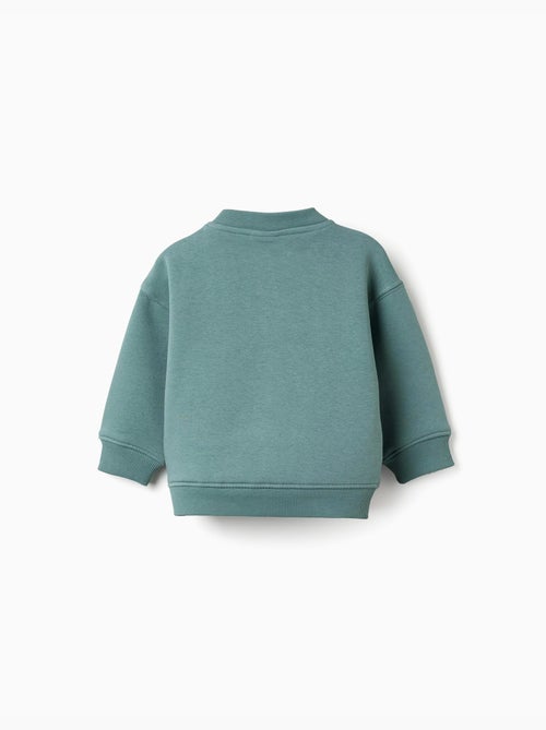 Geborsteld sweatshirt met holding hands print - Kiabi