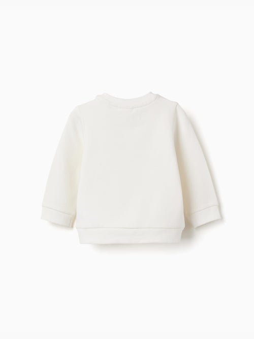 Geborsteld sweatshirt met huisprint - Kiabi Geborsteld sweatshirt met huisprint - Kiabi