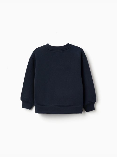 Geborsteld sweatshirt met kunst- en natuurmotief - Kiabi Geborsteld sweatshirt met kunst- en natuurmotief - Kiabi