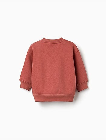 Geborsteld sweatshirt met print