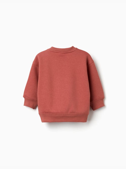 Geborsteld sweatshirt met print - Kiabi