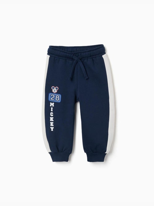 Geborstelde joggers met mickey print - Kiabi