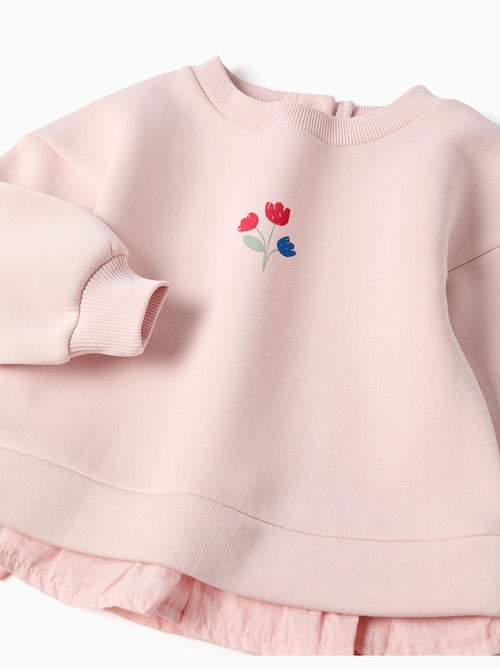 Geborstelde sweatshirt met bloemenprint - Kiabi Geborstelde sweatshirt met bloemenprint - Kiabi
