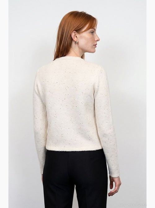 Gebreid damesvest dilvin - Kiabi