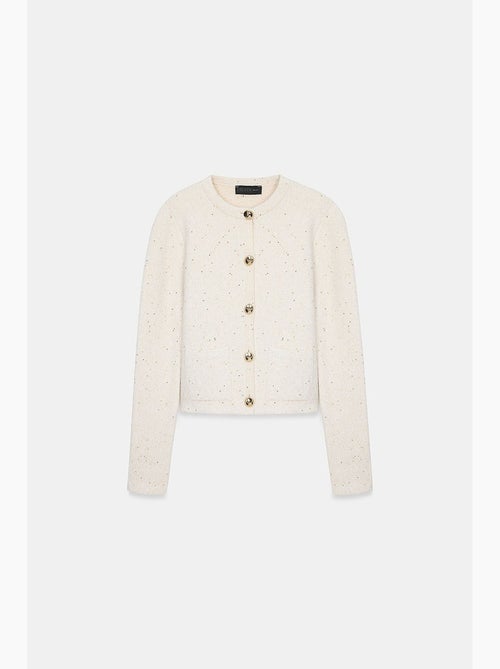 Gebreid damesvest dilvin - Kiabi