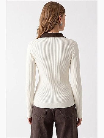 Gebreid damesvest mixray