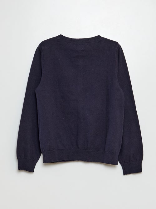 Gebreid effen vestje - Kiabi