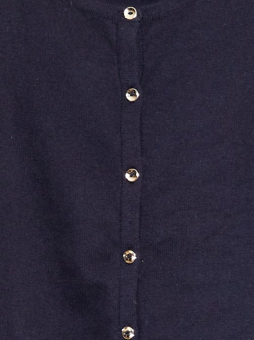 Gebreid effen vestje - Kiabi