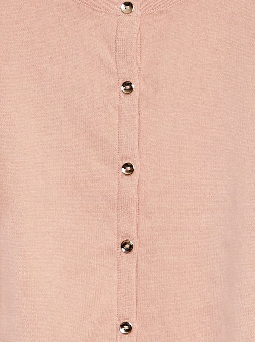 Gebreid effen vestje - Kiabi