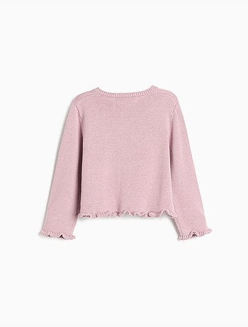 Gebreid jasje met ruches, mo fashion