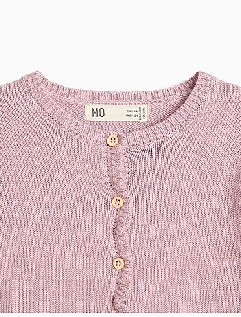 Gebreid jasje met ruches, mo fashion