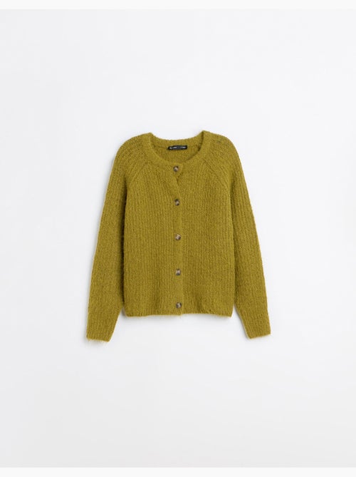 Gebreid jasje met wol, mo fashion - Kiabi Gebreid jasje met wol, mo fashion - Kiabi
