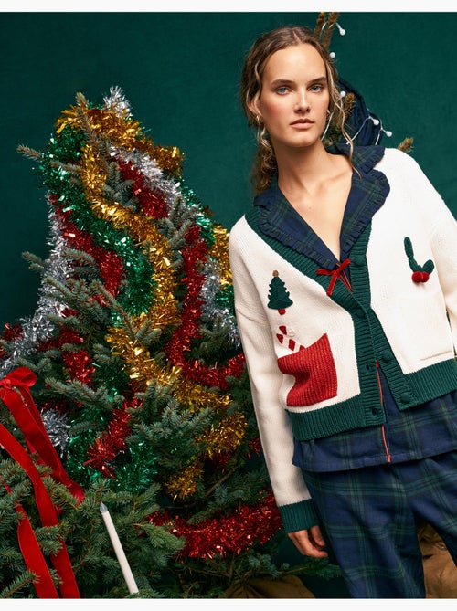 Gebreid kerstvest, mo fashion - Kiabi