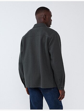 Gebreid overshirt, mo fashion