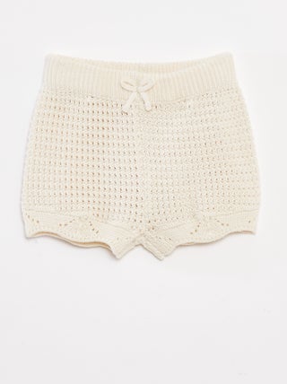Gebreid short