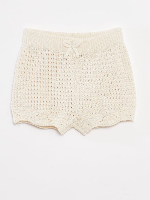 Gebreid short - Kiabi