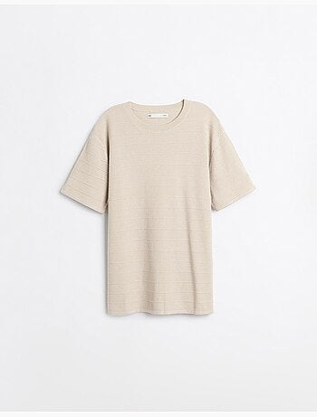 Gebreid t-shirt, mo fashion