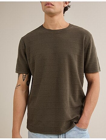 Gebreid t-shirt, mo fashion