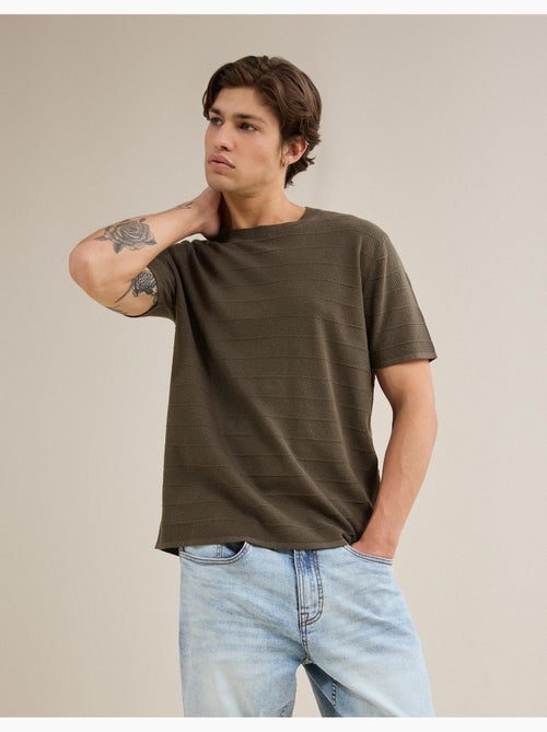 Gebreid t-shirt, mo fashion - Kiabi