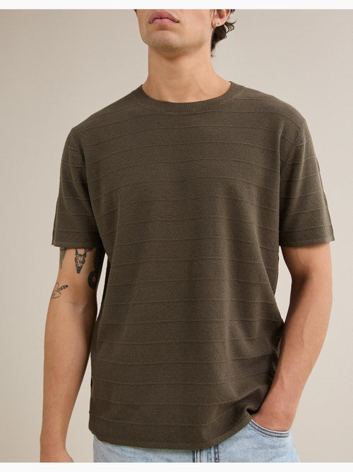 Gebreid t-shirt, mo fashion - Kiabi
