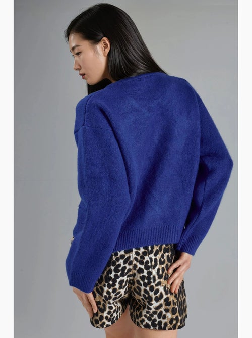 Gebreid vest met rits en zakken my fashion - Kiabi