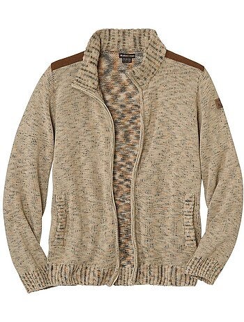 Gebreid vest met ritssluiting Forest - ATLAS FOR MEN