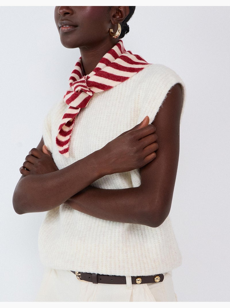 Gebreid vest, mo fashion Beige - Kiabi