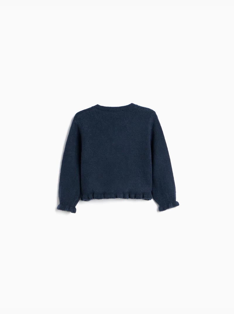 Gebreid vest, mo fashion Blauw - Kiabi