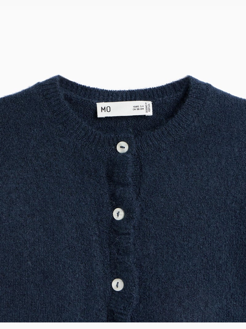 Gebreid vest, mo fashion Blauw - Kiabi