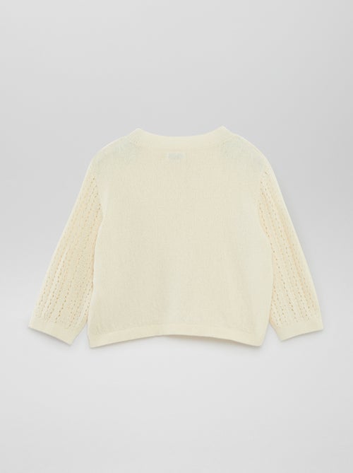 Gebreid vestje met knopen 'JDY' - Kiabi