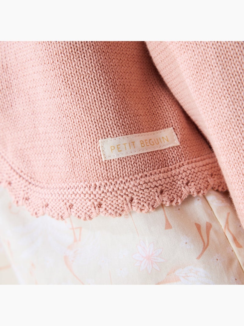 Gebreid vestje voor kinderen, Zomerpoëzie Roze - Kiabi