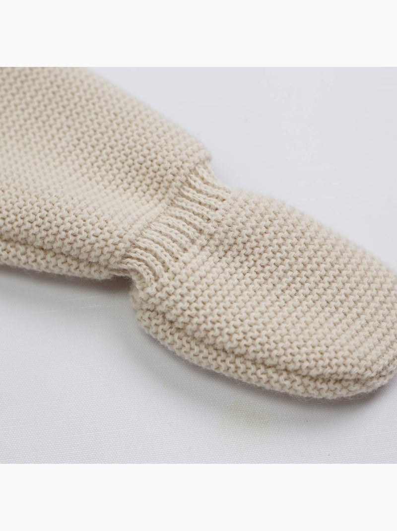 Gebreide babybroek Beige - Kiabi