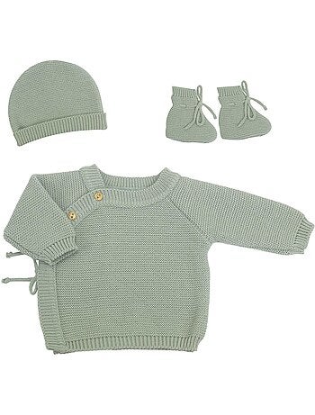 Gebreide babyset voor pasgeborenen