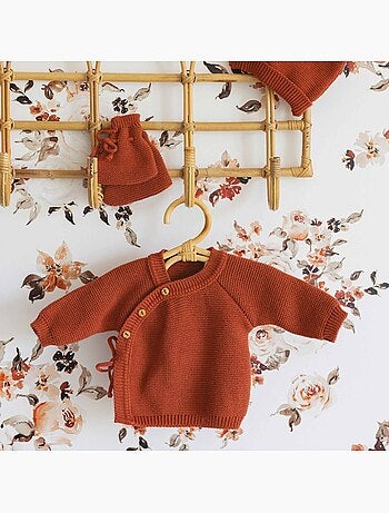 Gebreide babyset voor pasgeborenen