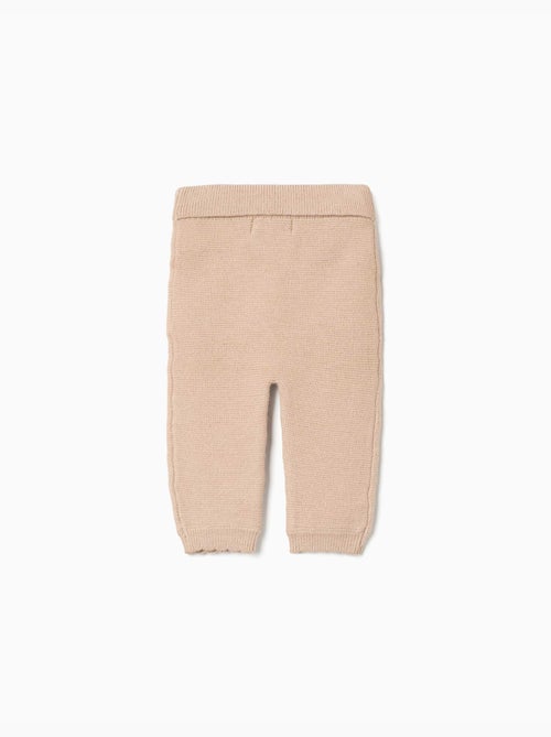 Gebreide broek met decoratieve strik - Kiabi