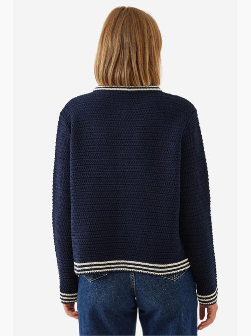Gebreide cardigan met knoopjes en zakdetail lucci - Kiabi Gebreide cardigan met knoopjes en zakdetail lucci - Kiabi