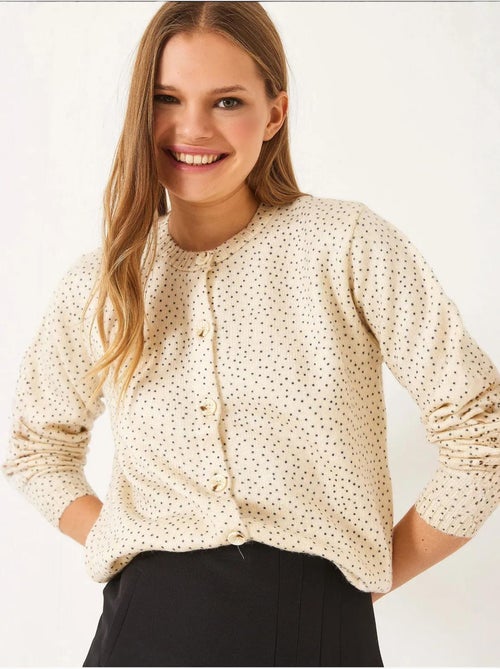 Gebreide cardigan met knopen lucci - Kiabi Gebreide cardigan met knopen lucci - Kiabi