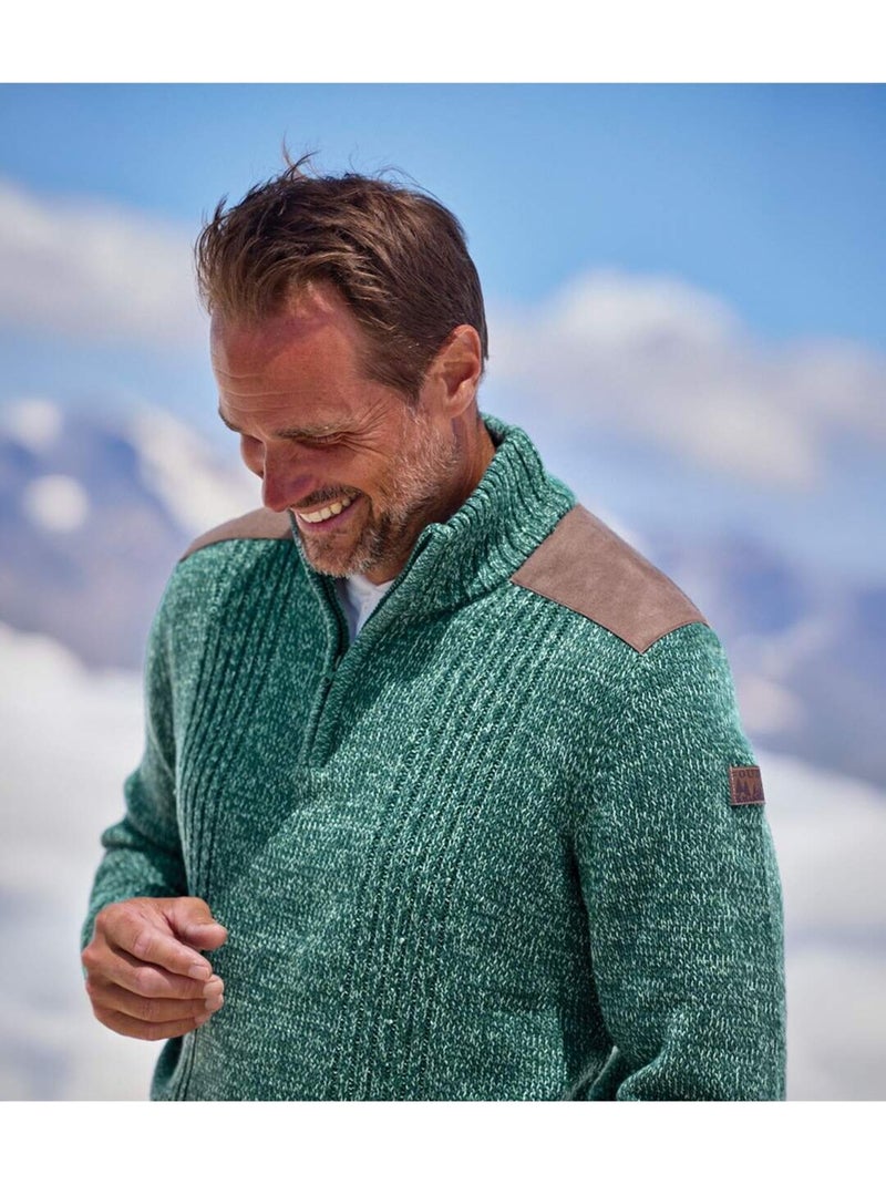 Gebreide coltrui forest - atlas for men Groen - Kiabi