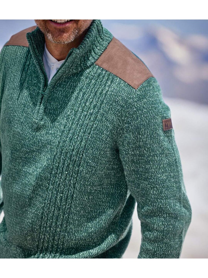 Gebreide coltrui forest - atlas for men Groen - Kiabi