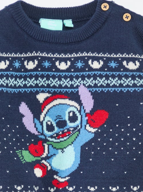 Gebreide Disney-kersttrui met Stitch-motief - Kiabi