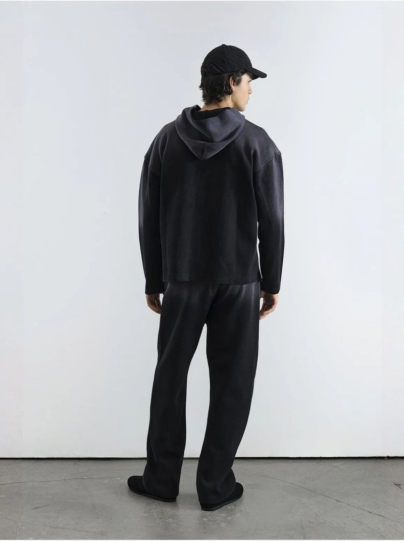Gebreide hoodie-sweatshirt giesto Zwart - Kiabi