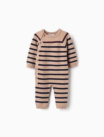 Gebreide jumpsuit met strepen
